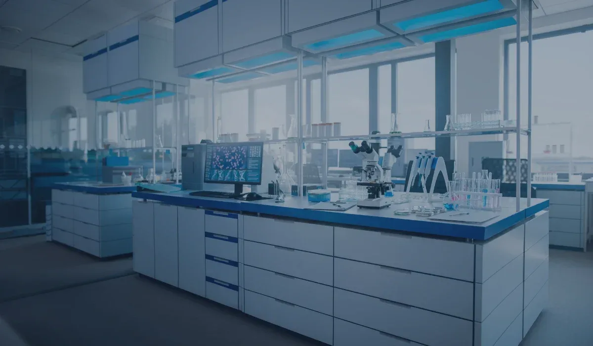 Laboratory interior