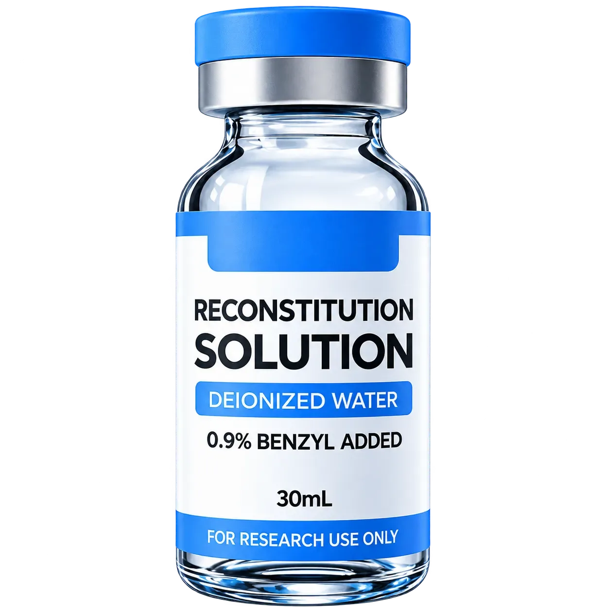 Single 30 mL bacteriostatic water vial